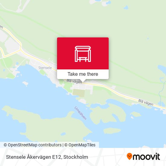 Stensele Åkervägen E12 map
