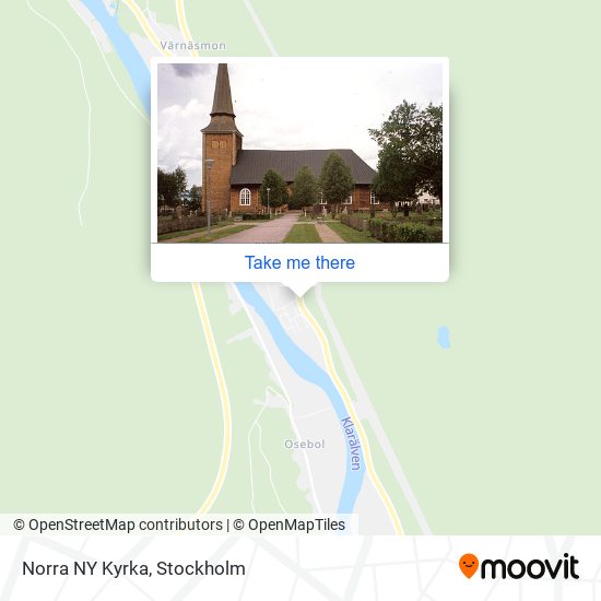 Norra NY Kyrka map