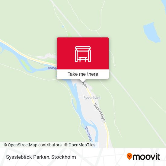 Sysslebäck Parken map