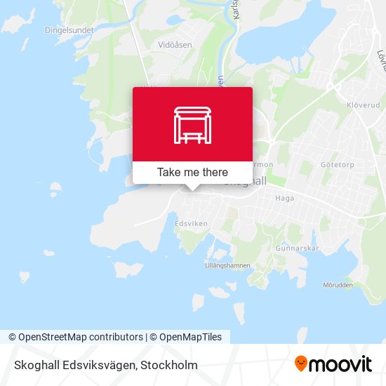 Skoghall Edsviksvägen map