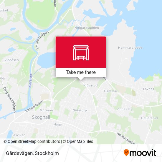 Gårdsvägen map