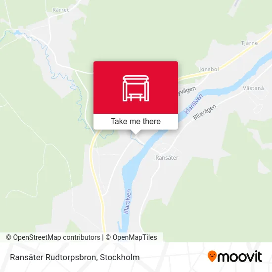 Ransäter Rudtorpsbron map