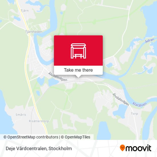Deje Vårdcentralen map