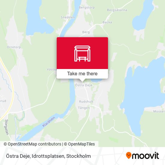 Östra Deje, Idrottsplatsen map