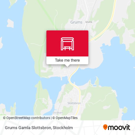 Grums Gamla Slottsbron map