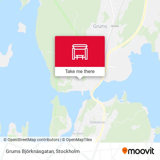 Grums Björknäsgatan map