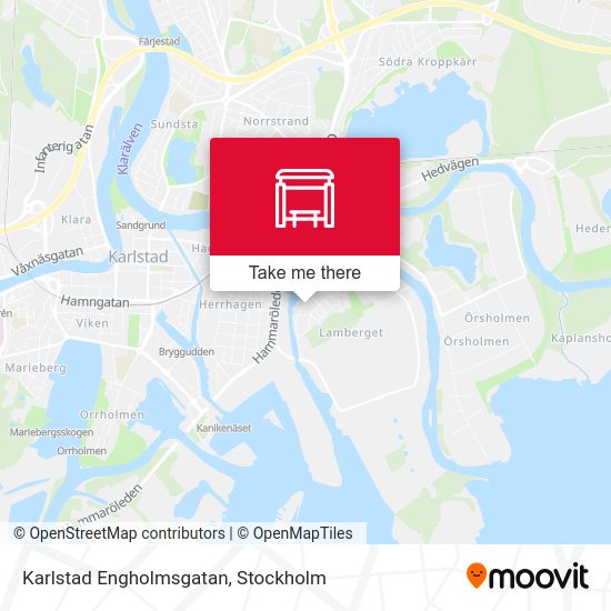 Karlstad Engholmsgatan map