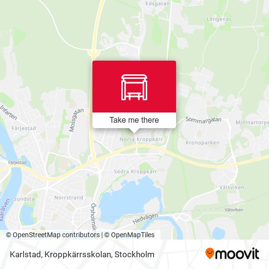 Karlstad, Kroppkärrsskolan map