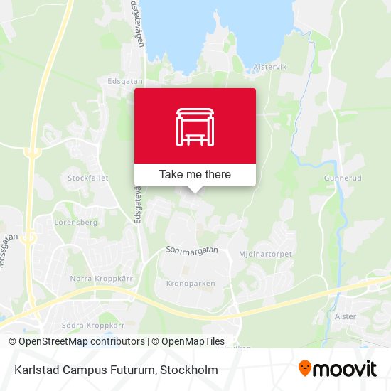 Karlstad Campus Futurum map