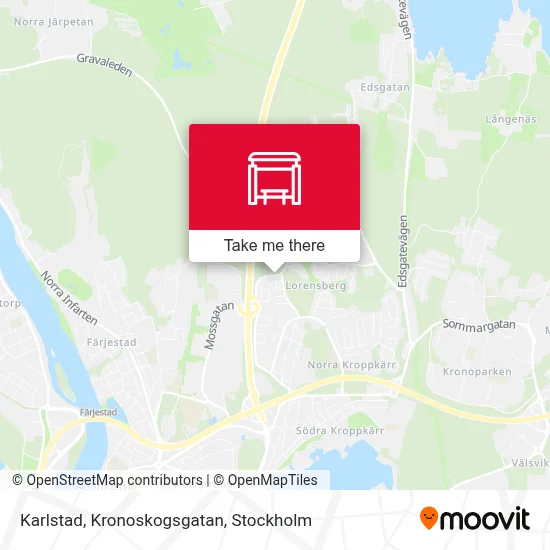 Karlstad, Kronoskogsgatan map