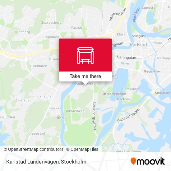 Karlstad Landerivägen map