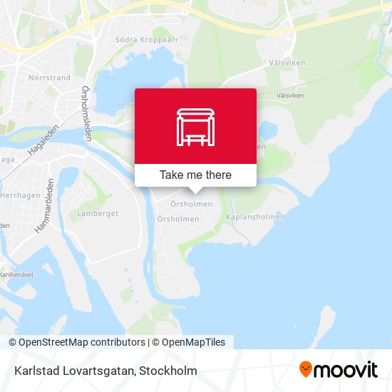 Karlstad Lovartsgatan map