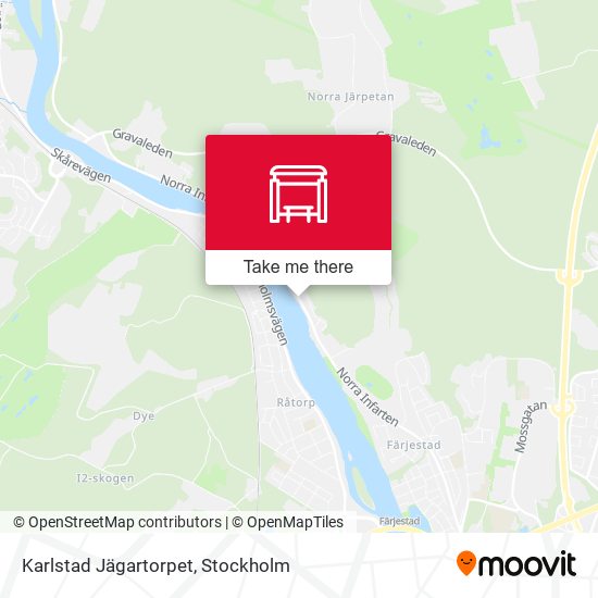 Karlstad Jägartorpet map