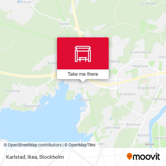 Karlstad, Ikea map