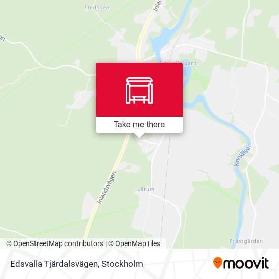 Edsvalla Tjärdalsvägen map