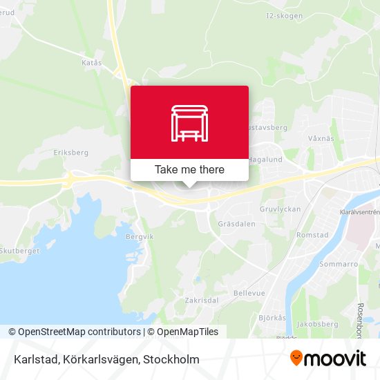 Karlstad, Körkarlsvägen map
