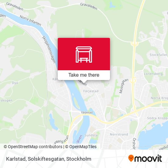 Karlstad, Solskiftesgatan map