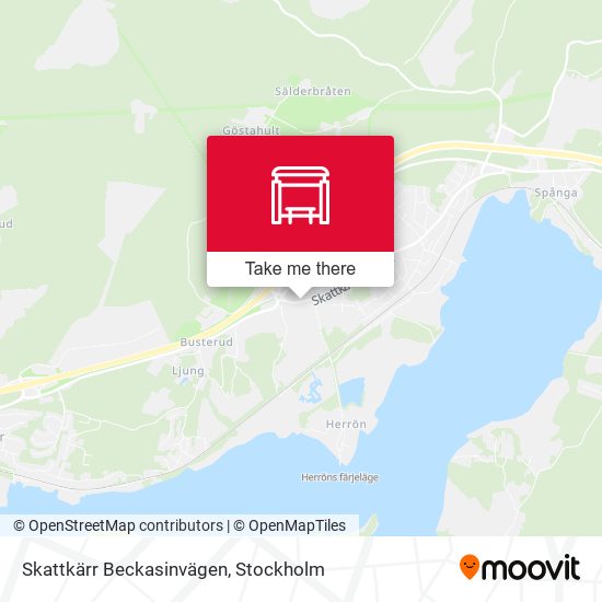 Skattkärr Beckasinvägen map