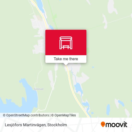 Lesjöfors Martinvägen map