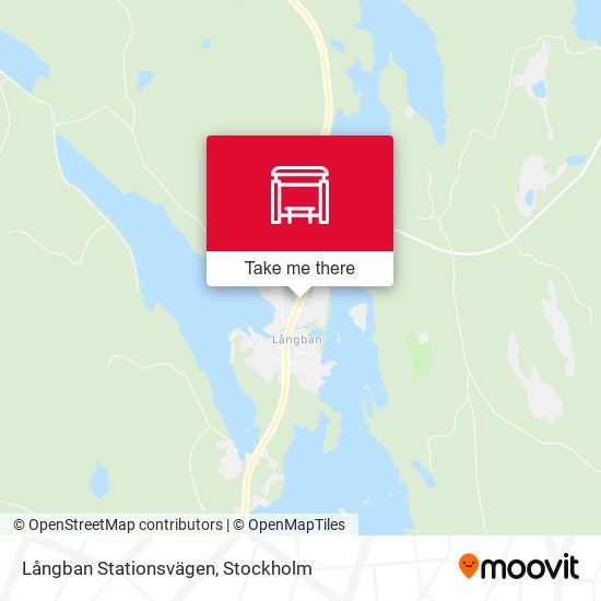 Långban Stationsvägen map