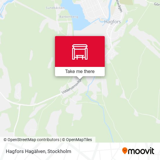 Hagfors Hagälven map