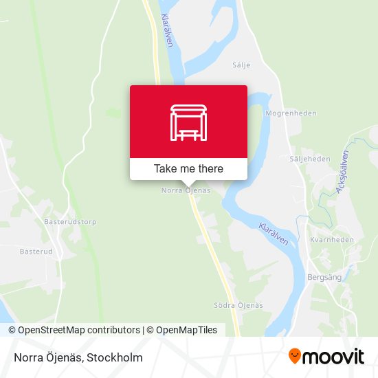 Norra Öjenäs map