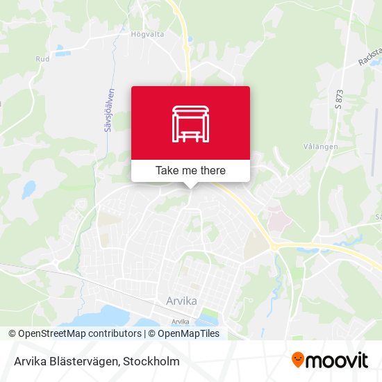 Arvika Blästervägen map