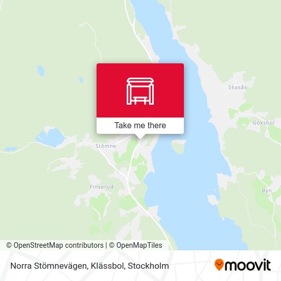 Norra Stömnevägen, Klässbol map