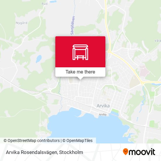 Arvika Rosendalsvägen map