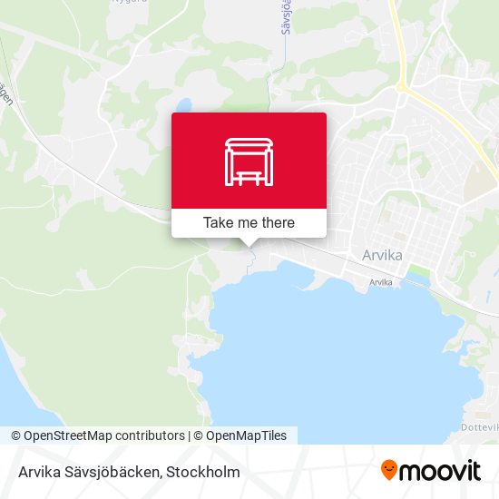 Arvika Sävsjöbäcken map