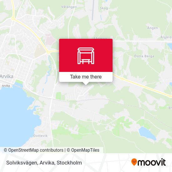Solviksvägen, Arvika map