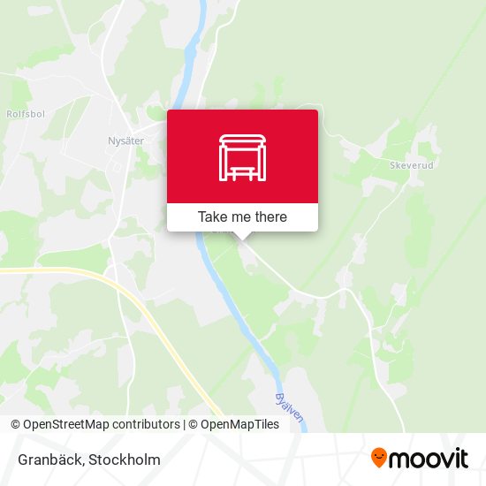 Granbäck map