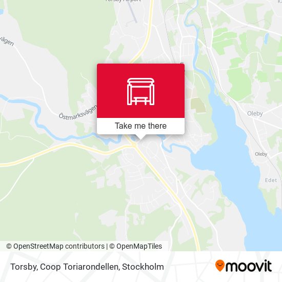 Torsby, Coop Toriarondellen map