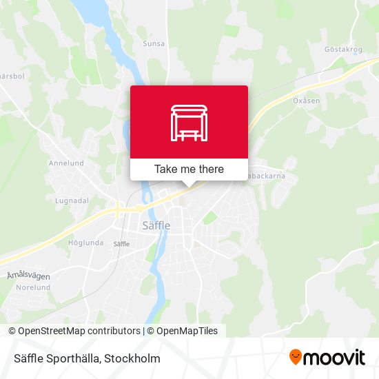 Säffle Sporthälla map
