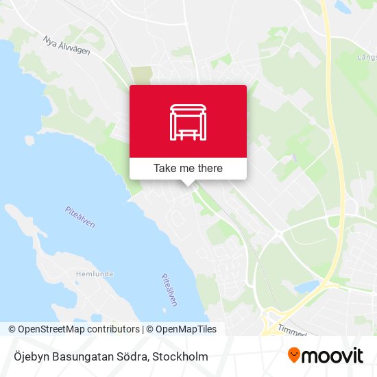 Öjebyn Basungatan Södra map