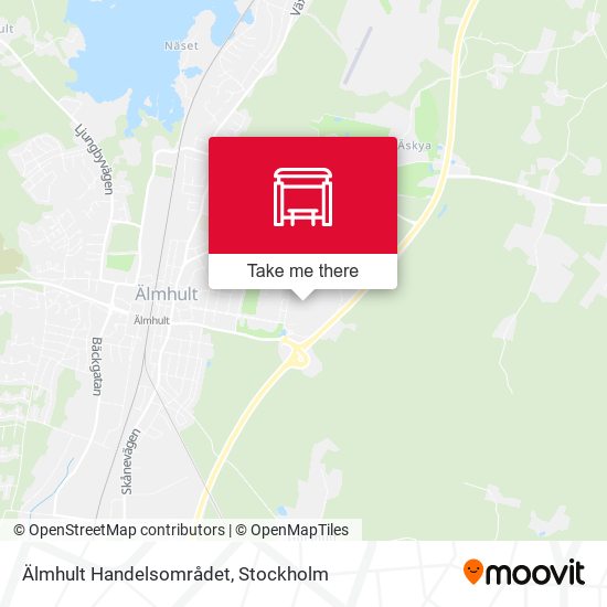 Älmhult Handelsområdet map