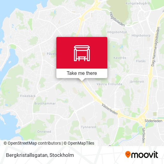 Bergkristallsgatan map