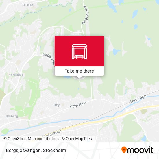Bergsjösvängen map