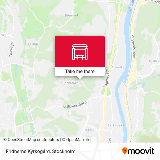 Fridhems Kyrkogård map