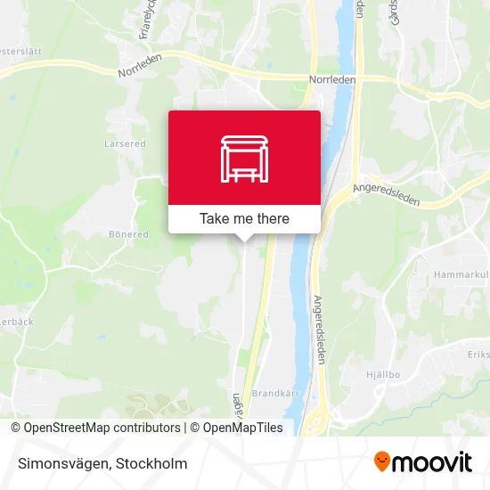 Simonsvägen map