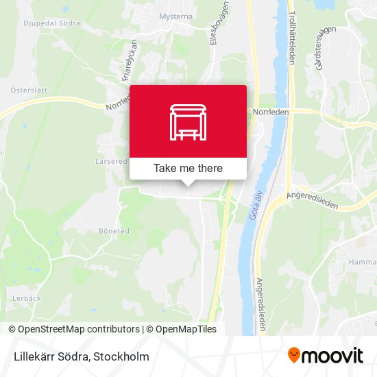 Lillekärr Södra map