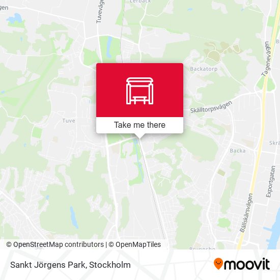 Sankt Jörgens Park map