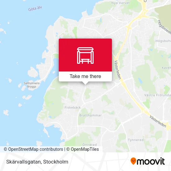 Skärvallsgatan map