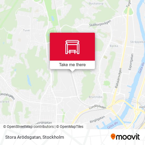 Stora Arödsgatan map