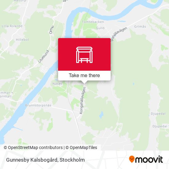 Gunnesby Kalsbogård map