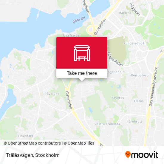 Trälåsvägen map