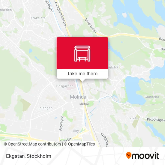 Ekgatan map