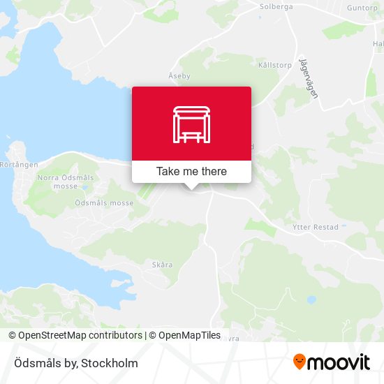 Ödsmåls by map