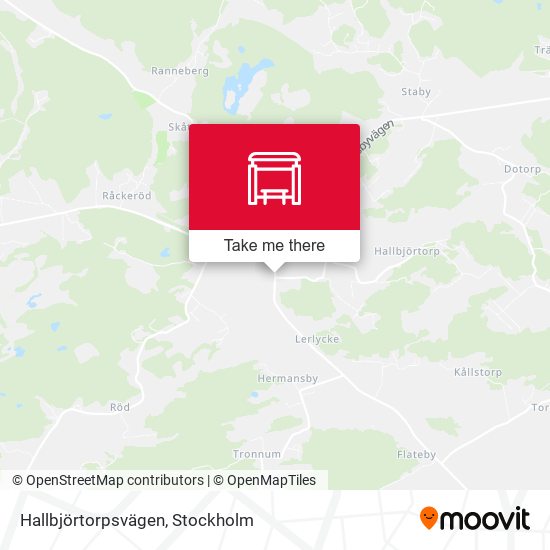 Hallbjörtorpsvägen map