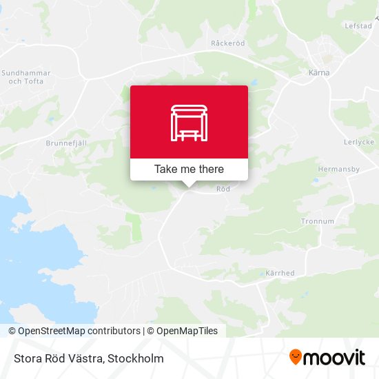 Stora Röd Västra map